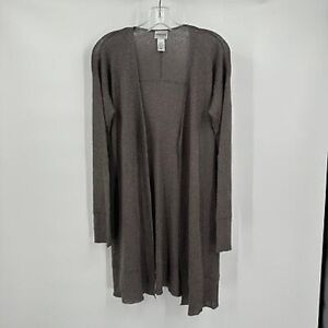 Chicos Womens Mid Length Open Front Caridgan